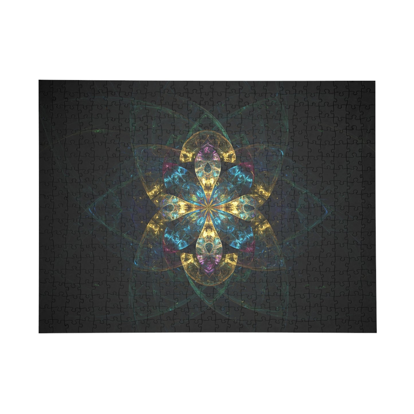 Colorful Floral Mandala Puzzle | 96-1000 Piece Options | Perfect Gift for Puzzle Lovers