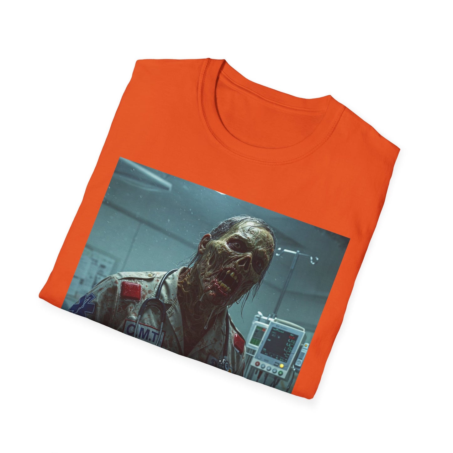 Unisex Horror Graphic T-Shirt - Creepy Zombie Design