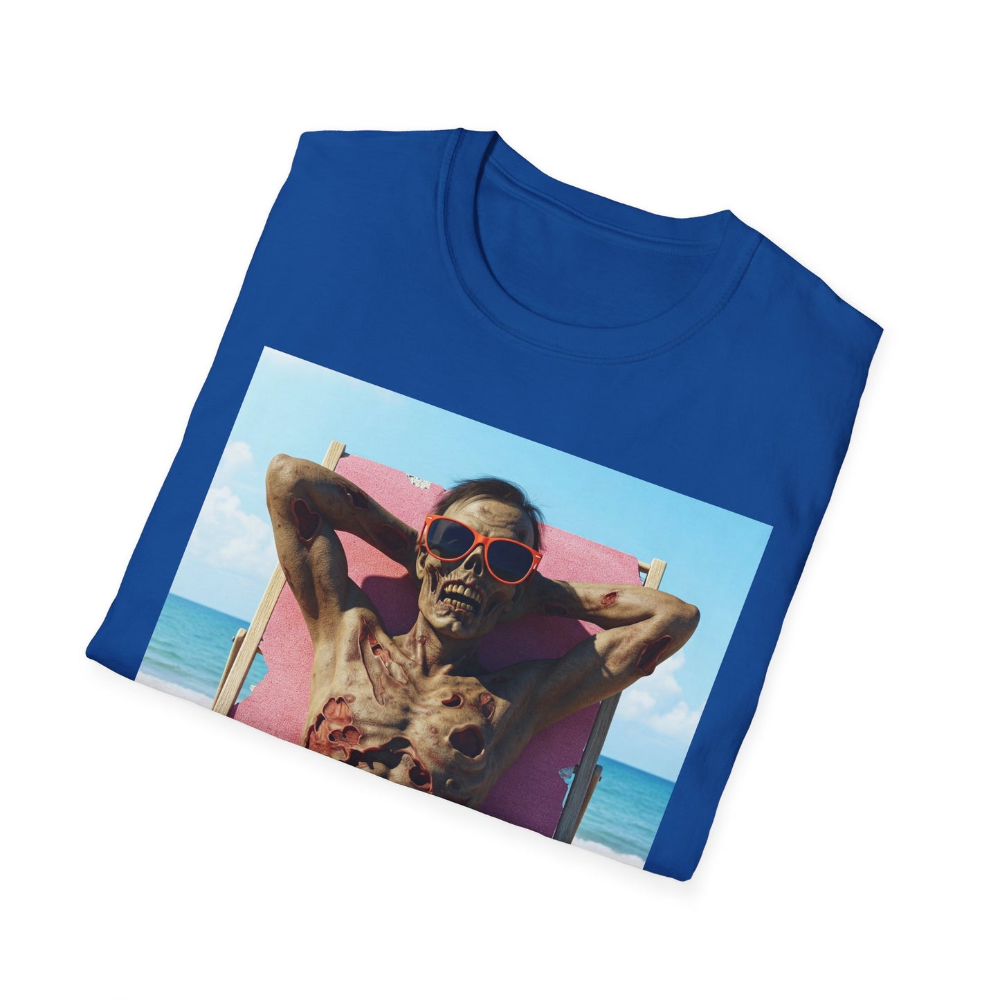 Beach Vibes Skeleton Unisex T-Shirt - Cool Summer Graphic Tee