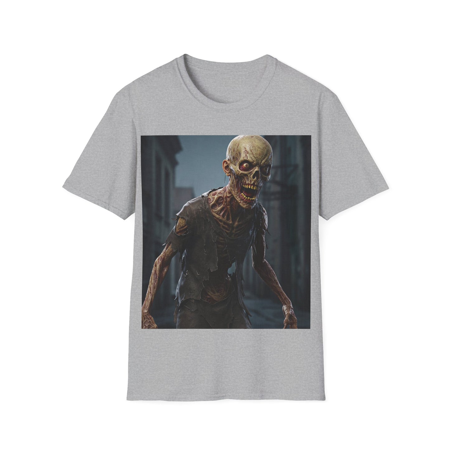 UK - Spooky Zombie Graphic T-Shirt for Halloween