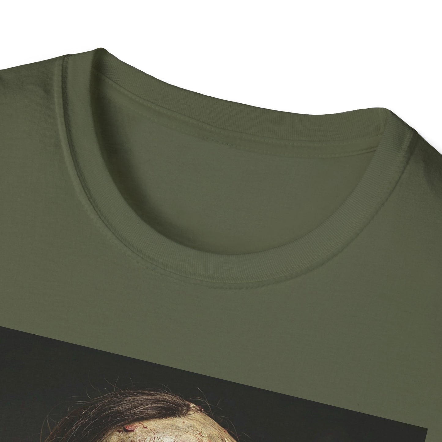 Zombie Graphic Apocalyptic Portrait Tee, bold, decaying zombie graphic