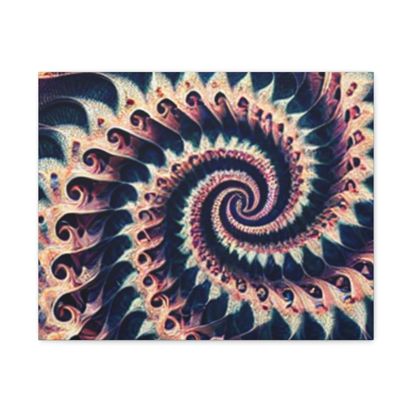 Abstract Spiral Art Canvas Print - Modern Home Decor for Art Lovers