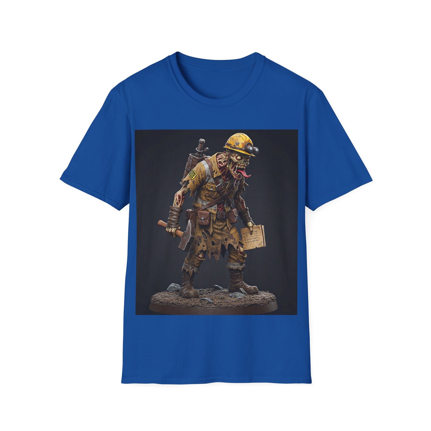 UK - Vintage Mining Themed Unisex Softstyle T-Shirt - Perfect for Adventure Lovers