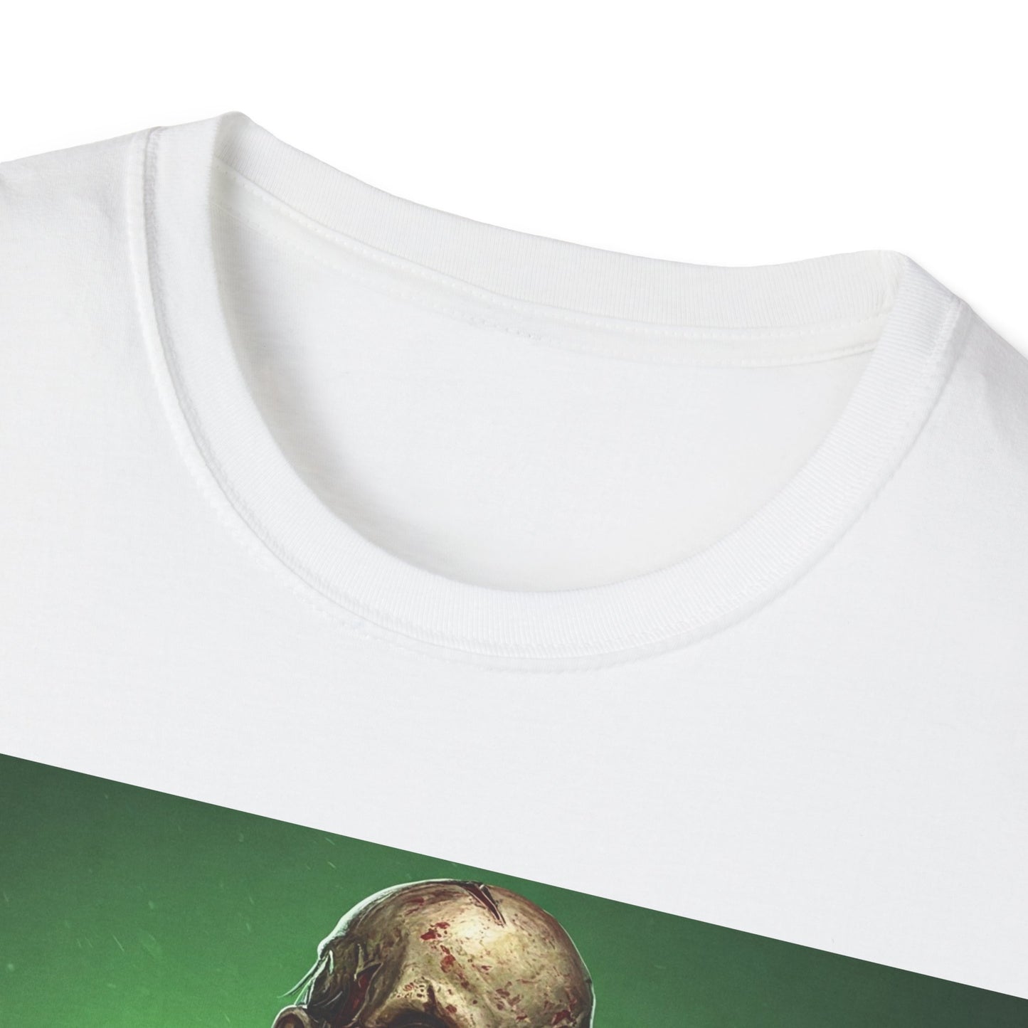 UK - Spooky Zombie Businessman Unisex Softstyle T-Shirt