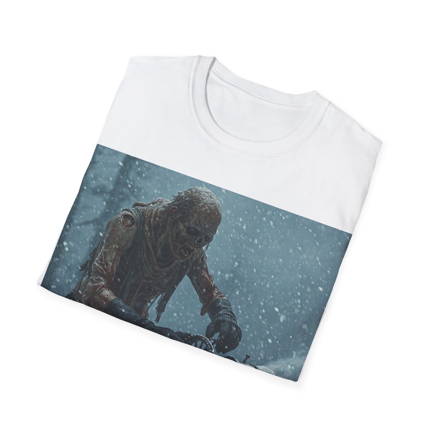 UK - Unisex Softstyle T-Shirt | Snowy Scene Fan Tee
