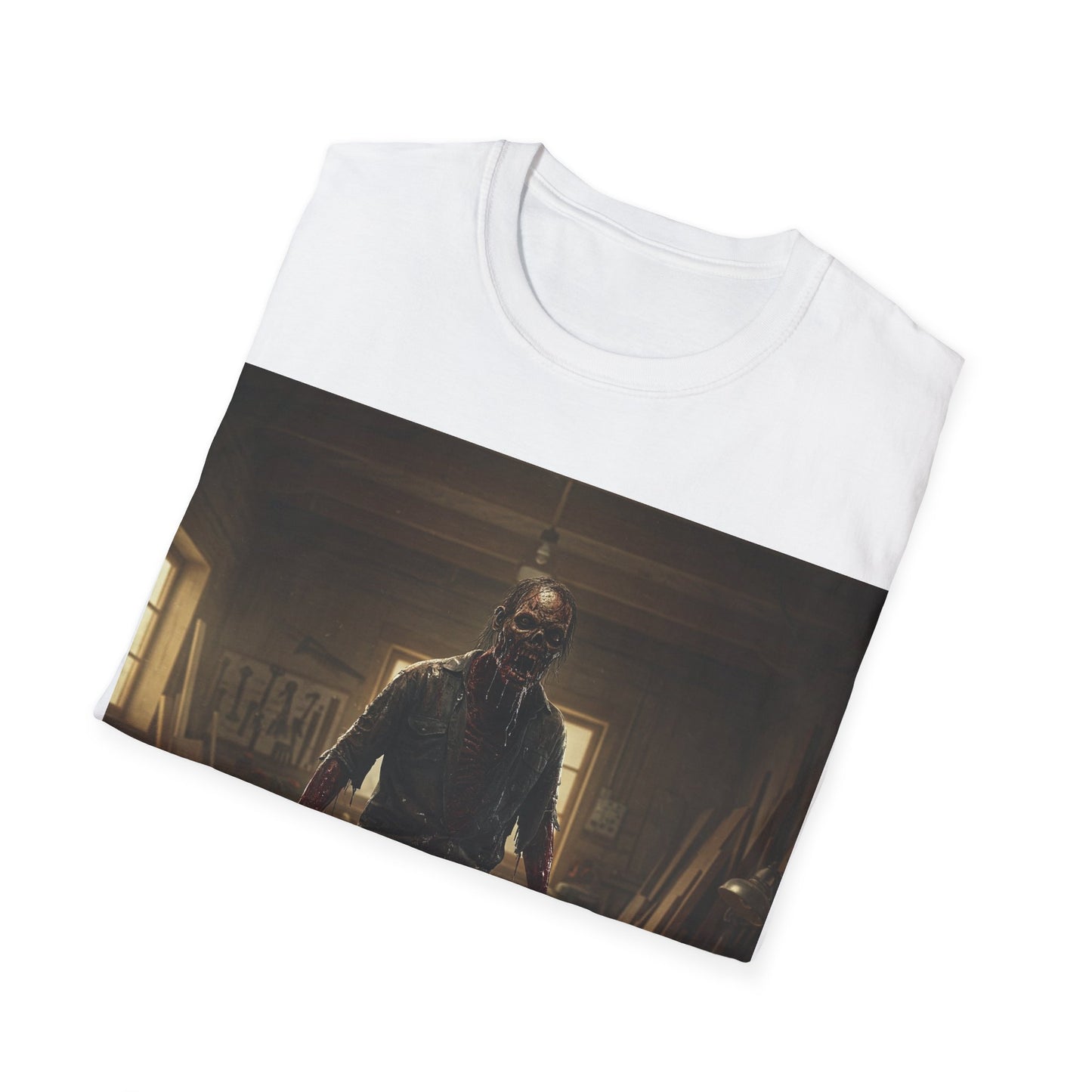 UK - Unisex Horror Movie Softstyle T-Shirt - Perfect for Halloween Enthusiasts