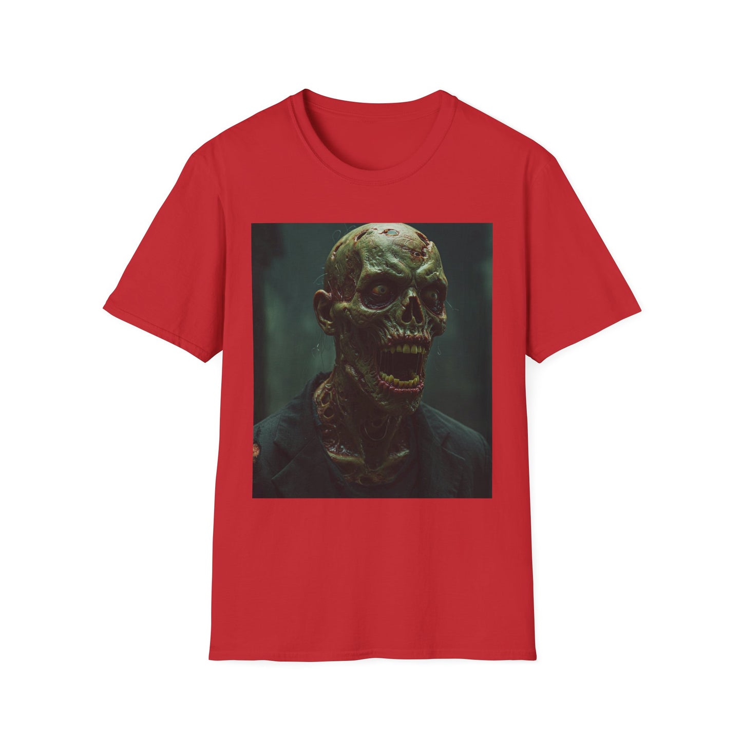 Chilling Skull Apocalyptic Portrait Tee, bold, decaying zombie graphic