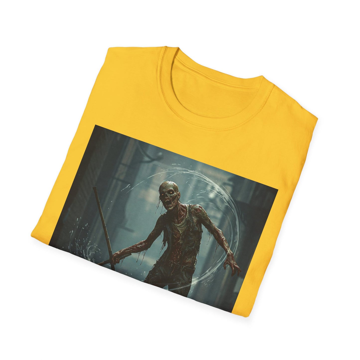 Unisex Softstyle Horror Graphic T-Shirt - Spooky Monster Design