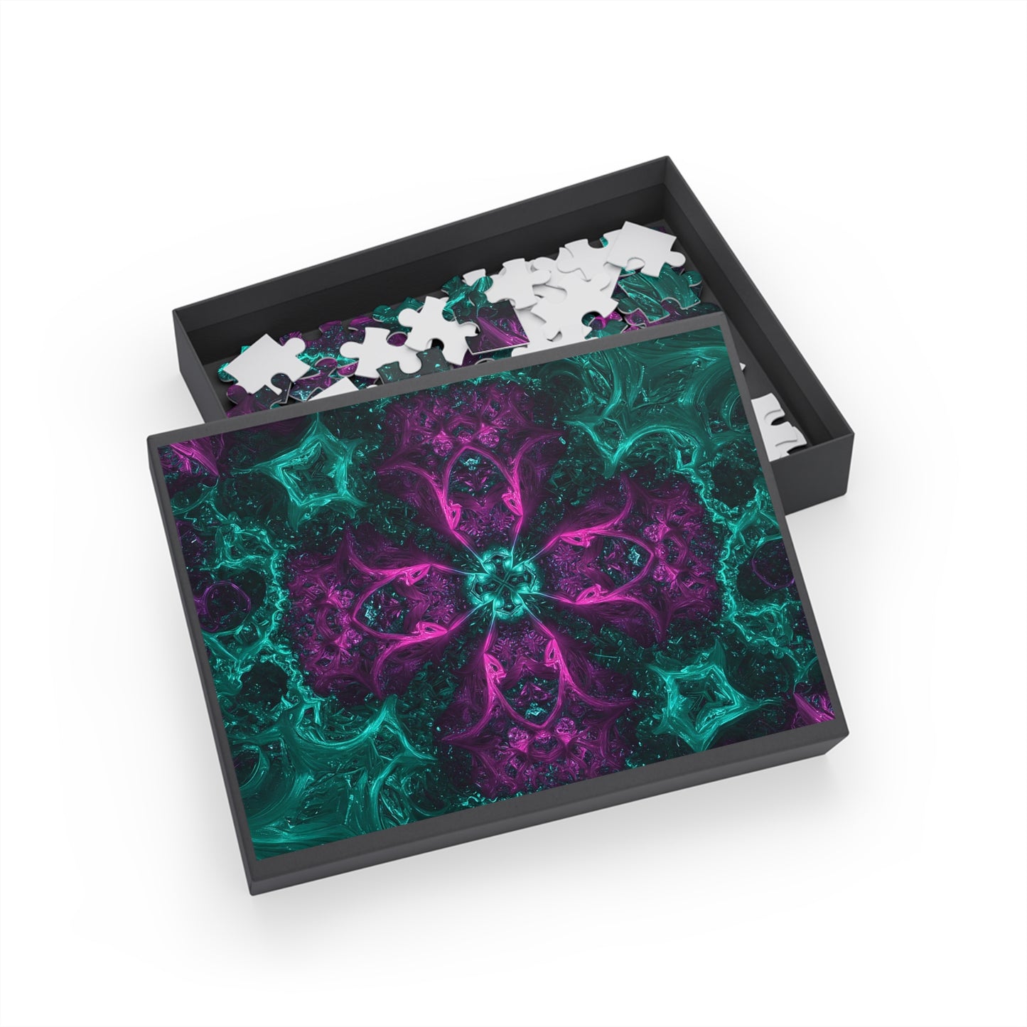 Vibrant Mandala Puzzle - 96, 252, 500, 1000-Piece Options for Mindful Fun and Relaxation