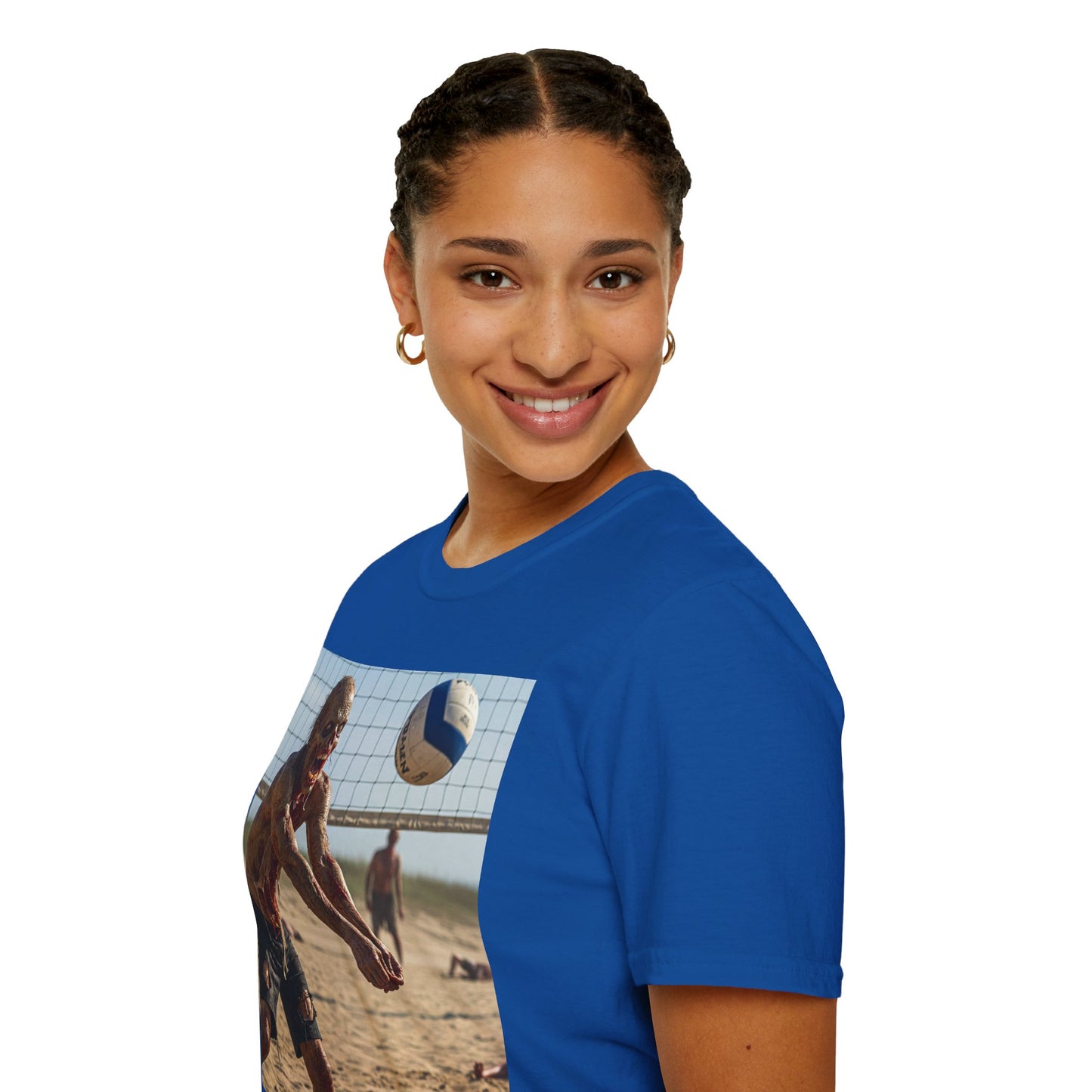 Beach Volleyball Unisex Softstyle T-Shirt - Perfect for Summer Fun and Sports Lovers