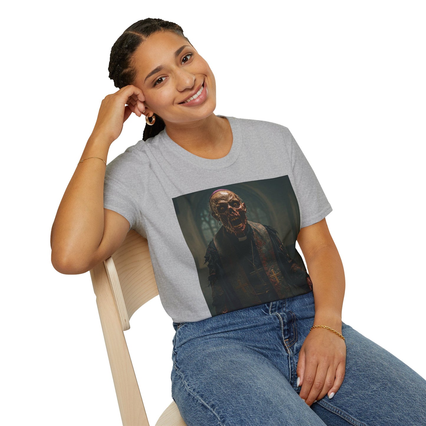 Unisex Horror Graphic T-Shirt - Spooky Skeleton Design