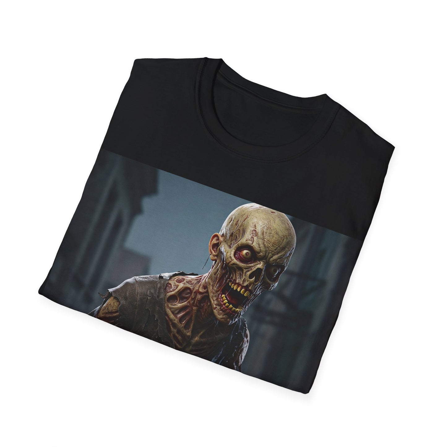 UK - Spooky Zombie Graphic T-Shirt for Halloween