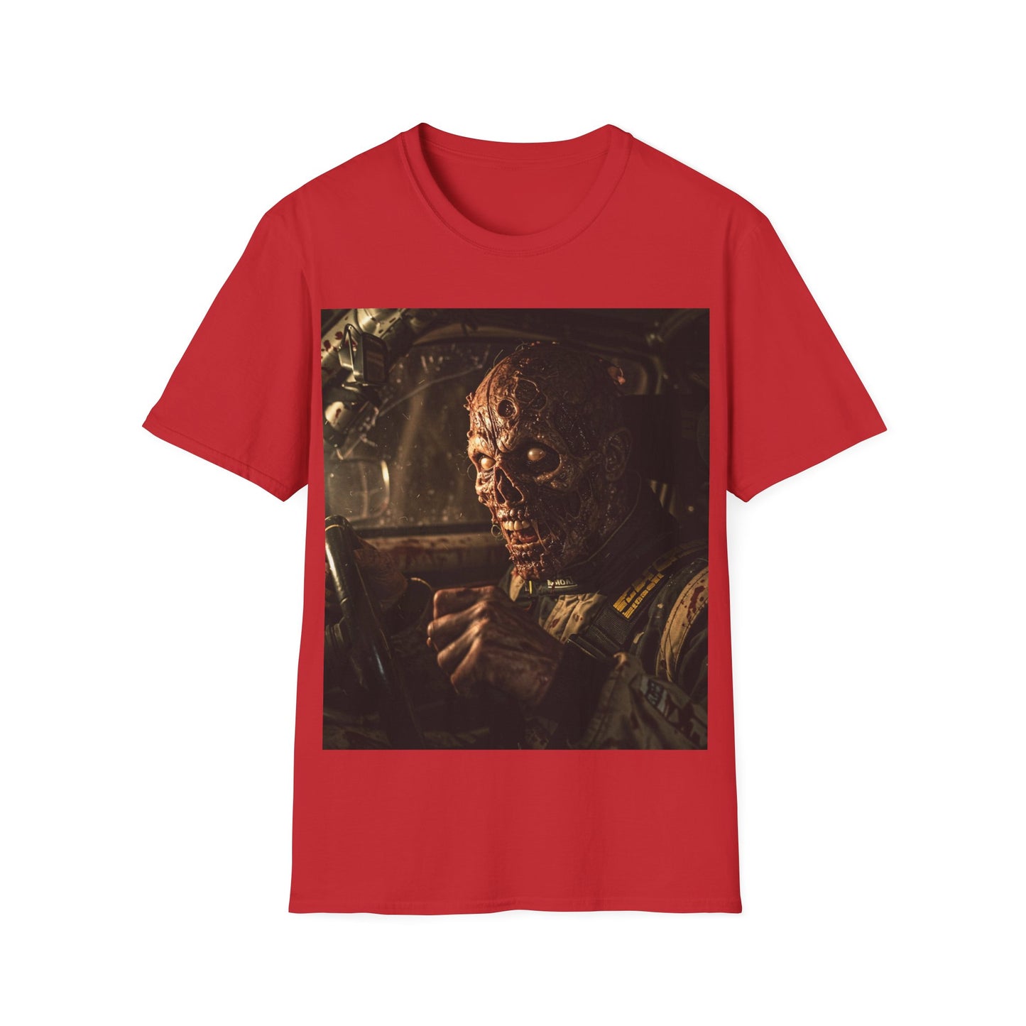 UK - Horror-Inspired Unisex Softstyle T-Shirt - Perfect for Halloween and Movie Buffs