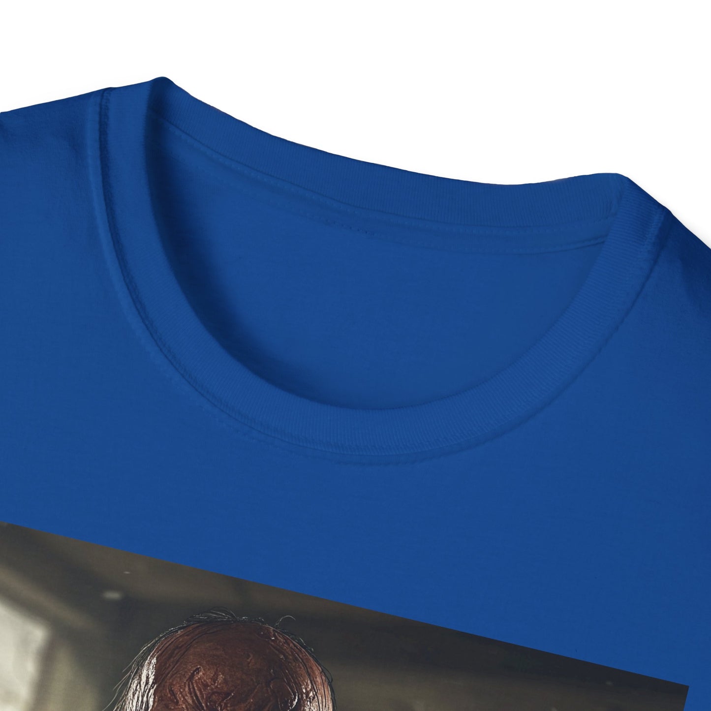 Apocalyptic Portrait Tee, bold, decaying zombie graphic