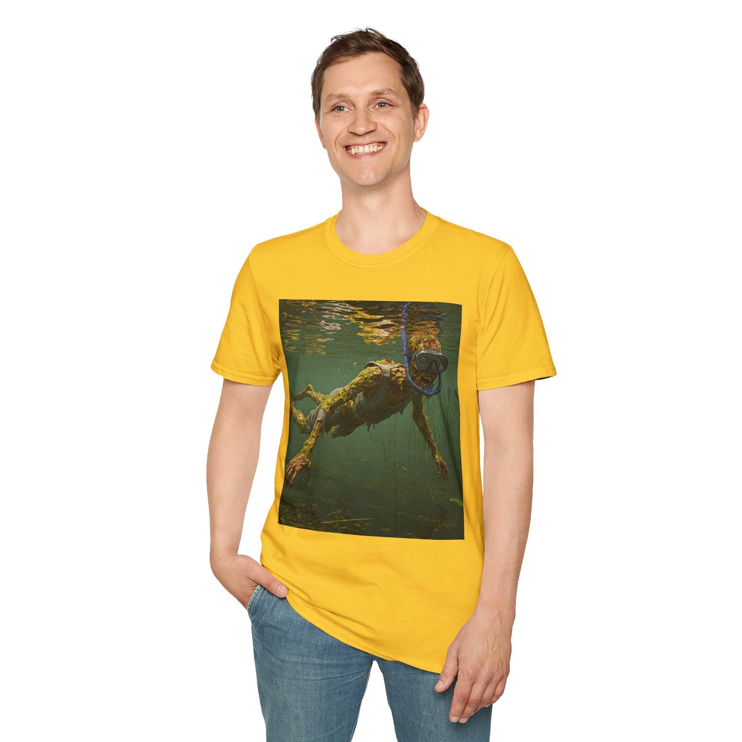 Underwater Explorer Unisex Softstyle T-Shirt - Nature Lover Graphic Tee