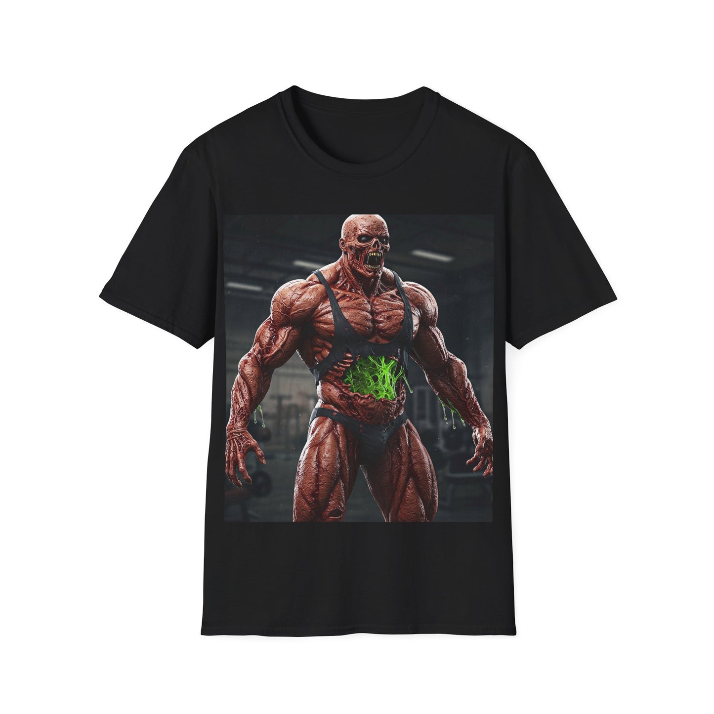 UK - Muscle Graphic Unisex Softstyle T-Shirt - Ideal for Gym Lovers