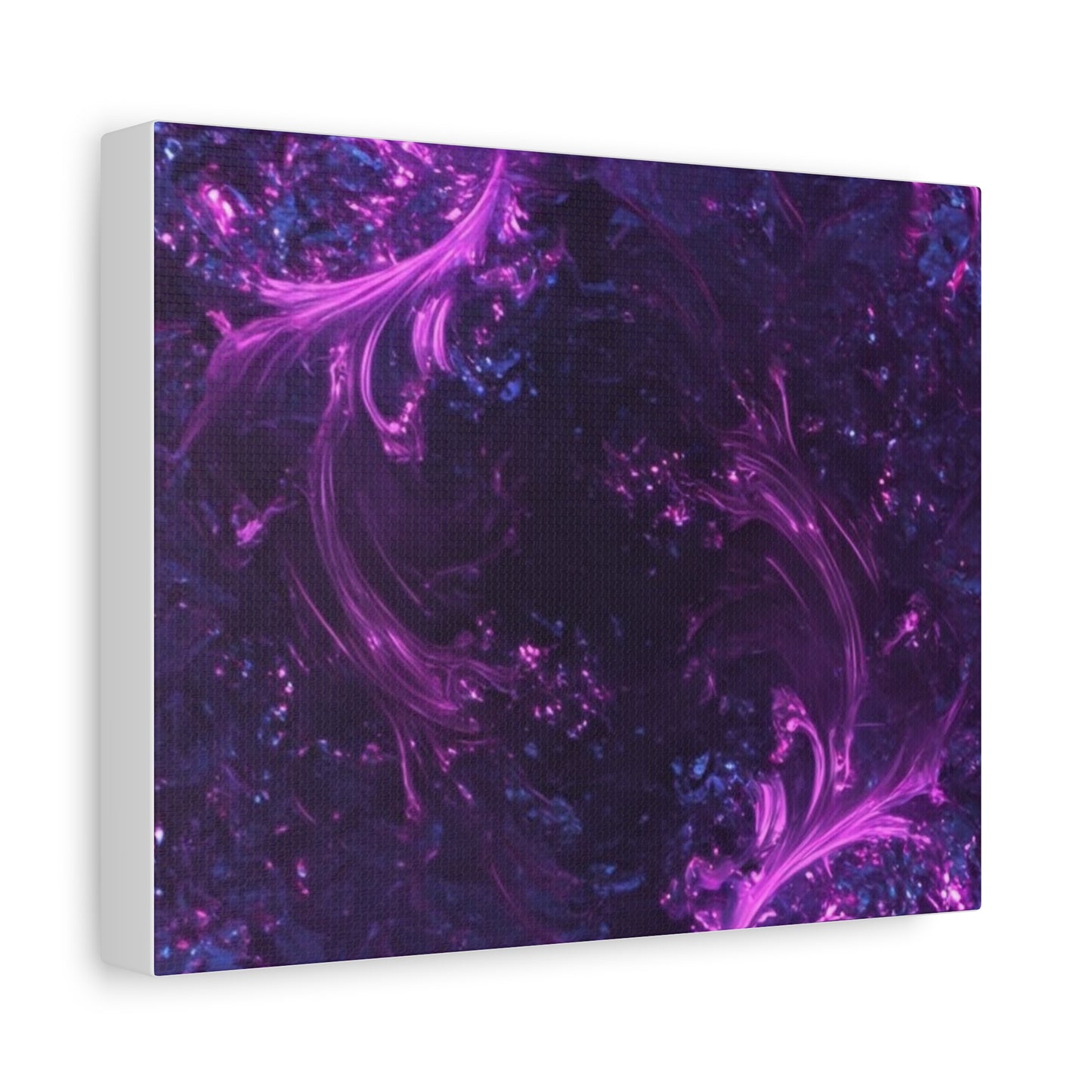 Abstract Purple Fractal Canvas Print - Artistic Wall Décor