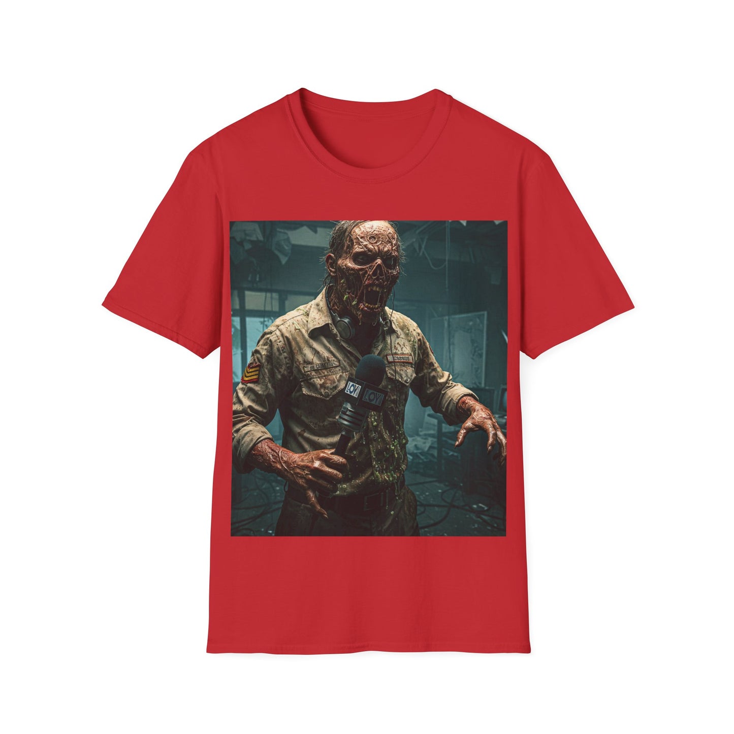 UK - Horror-Inspired Unisex Softstyle T-Shirt - Perfect for Halloween Fans