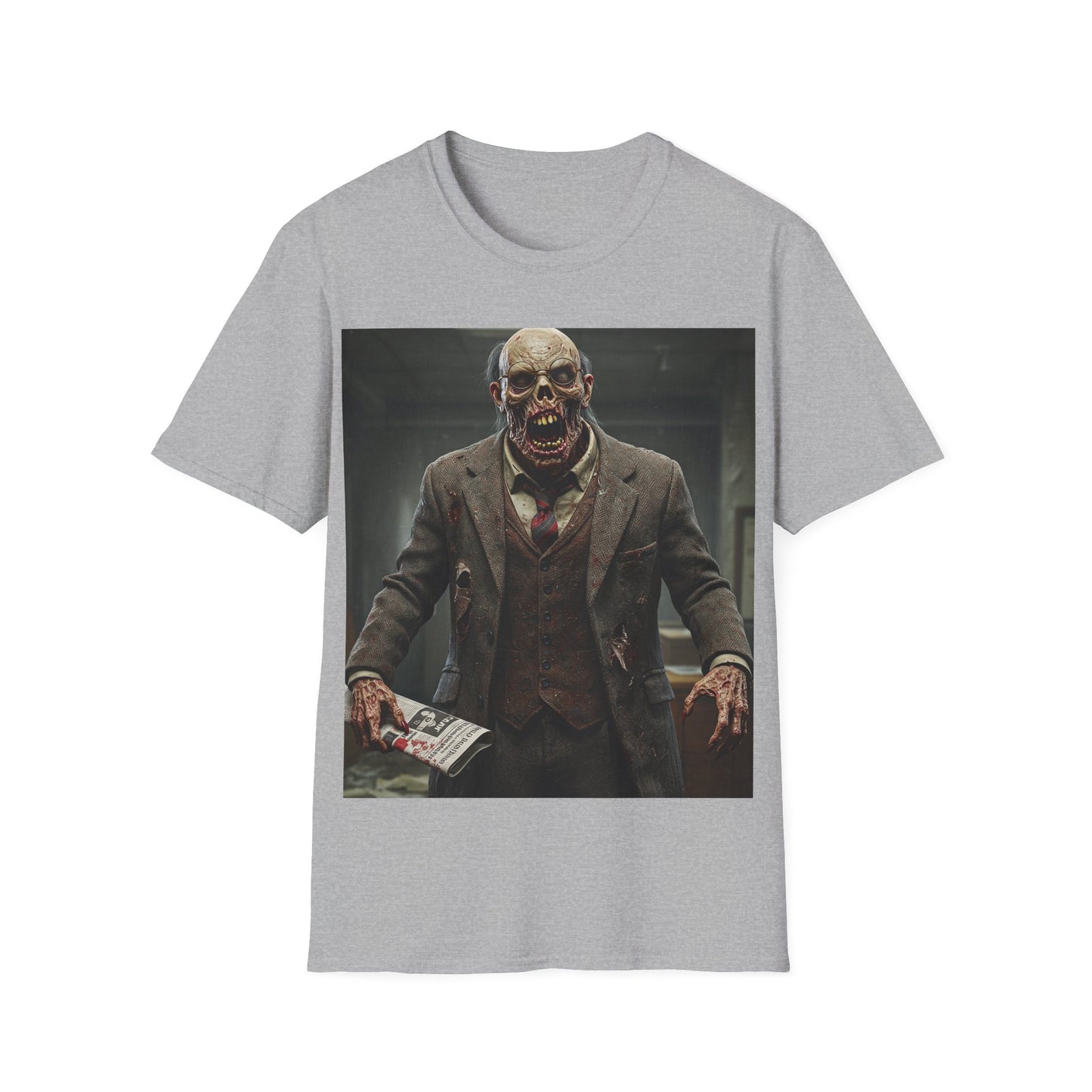 UK - Zombie Horror Unisex T-Shirt - Perfect for Halloween and Horror Fans