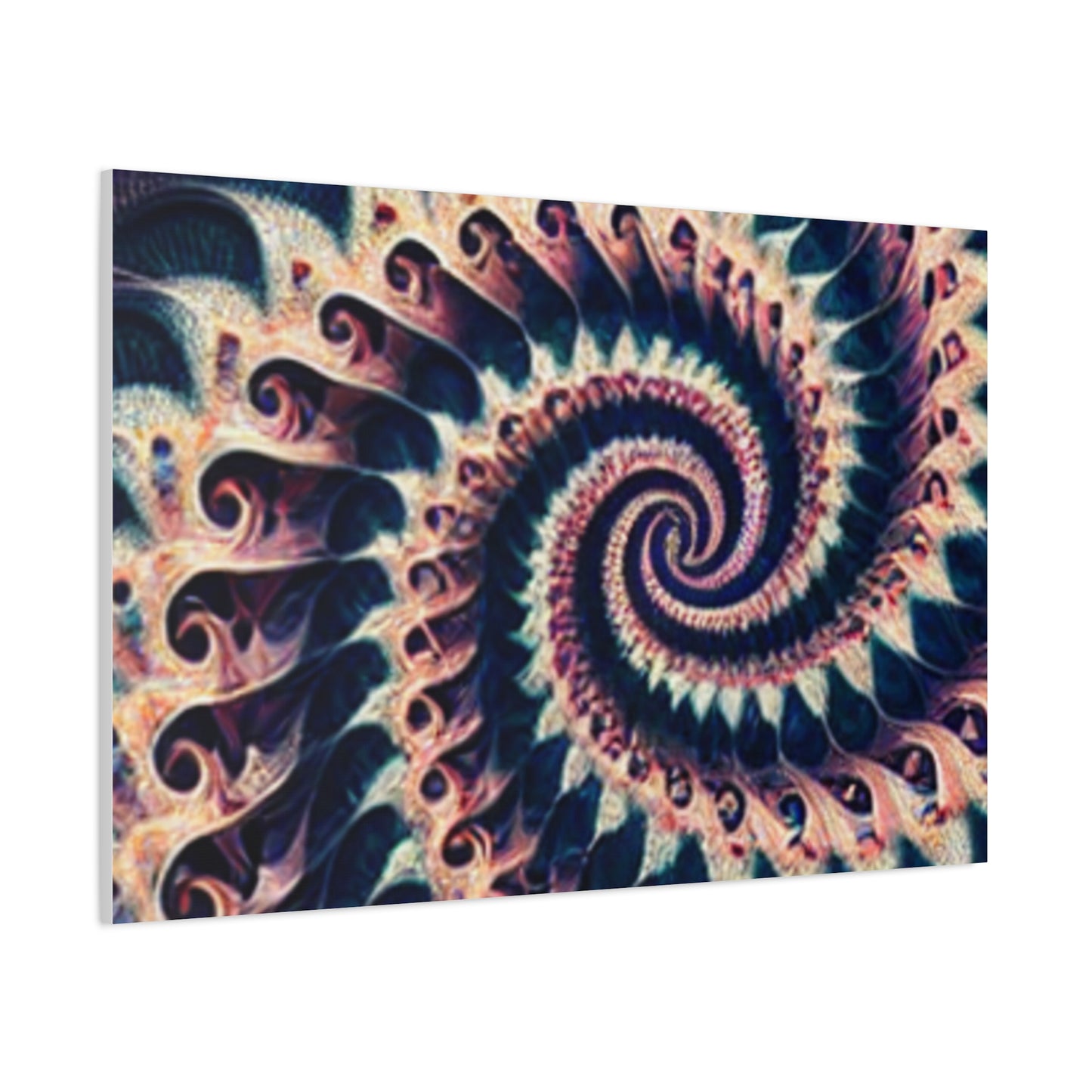 Abstract Spiral Art Canvas Print - Modern Home Decor for Art Lovers