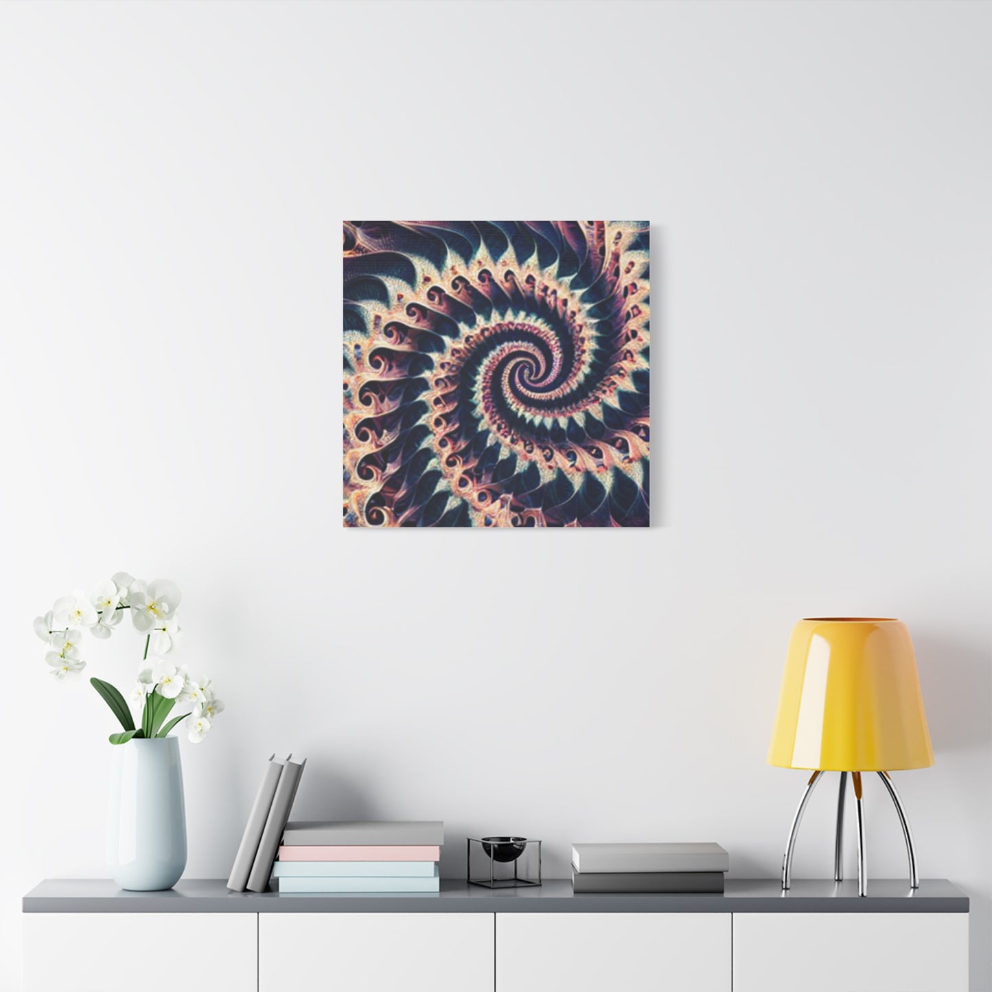 Abstract Spiral Art Canvas Print - Modern Home Decor for Art Lovers