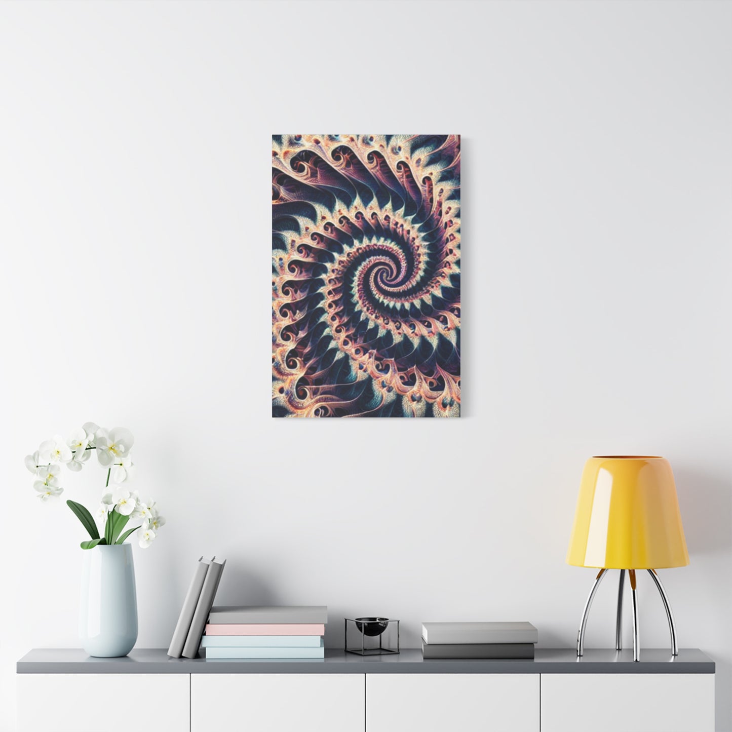 Abstract Spiral Art Canvas Print - Modern Home Decor for Art Lovers