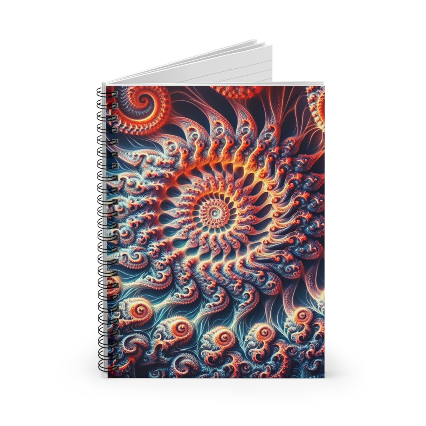 Vibrant Spiral Notebook - Ruled Lines for Creative Minds