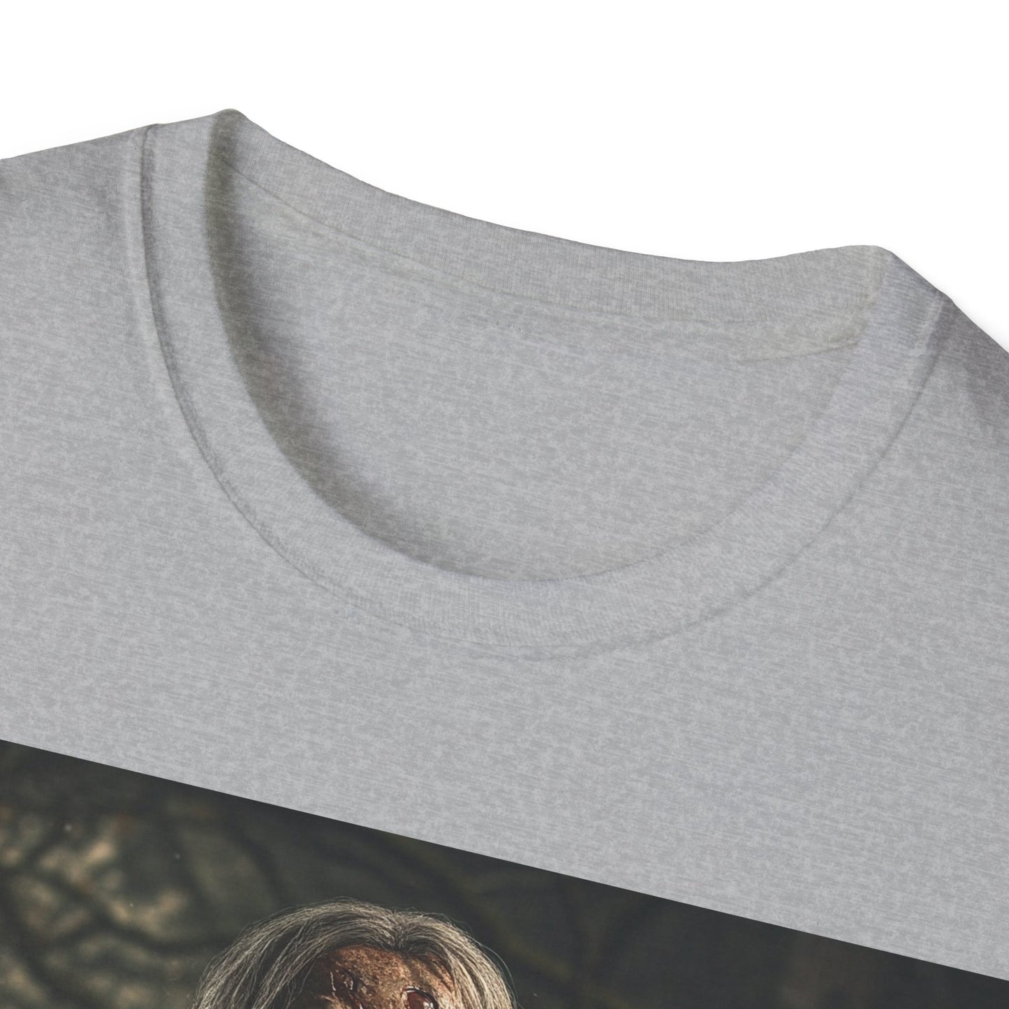 UK - Zombie Horror Apocalyptic Portrait Tee, bold, decaying zombie graphic
