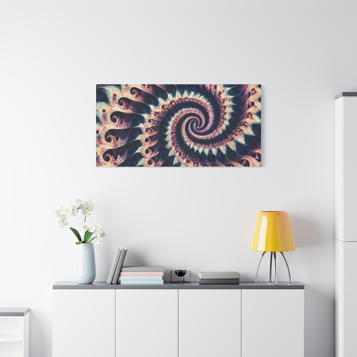 Abstract Spiral Art Canvas Print - Modern Home Decor for Art Lovers