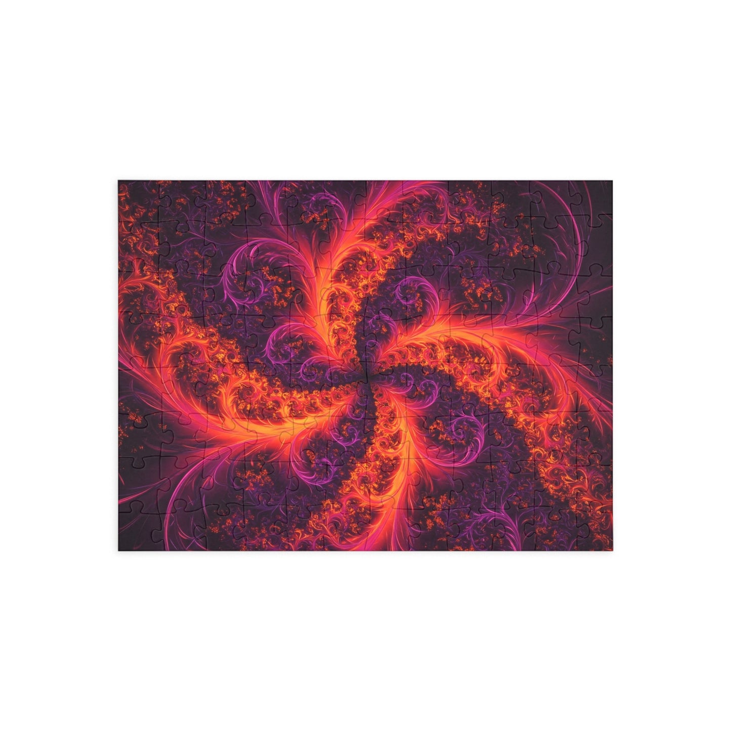 Vibrant Spiral Fractal Puzzle - 1000-Piece Jigsaw for Relaxation and Fun