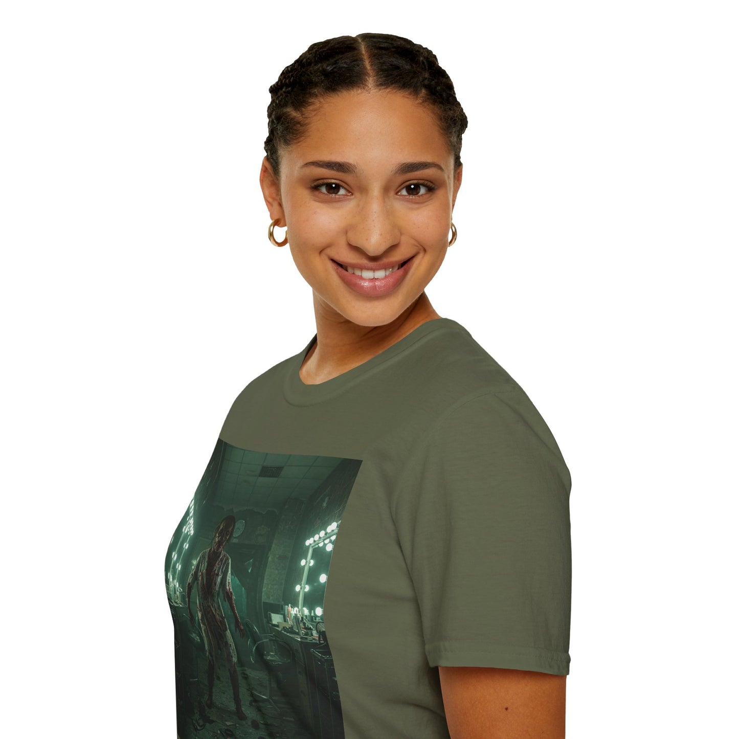 Creepy Horror Unisex Softstyle T-Shirt - Perfect for Halloween