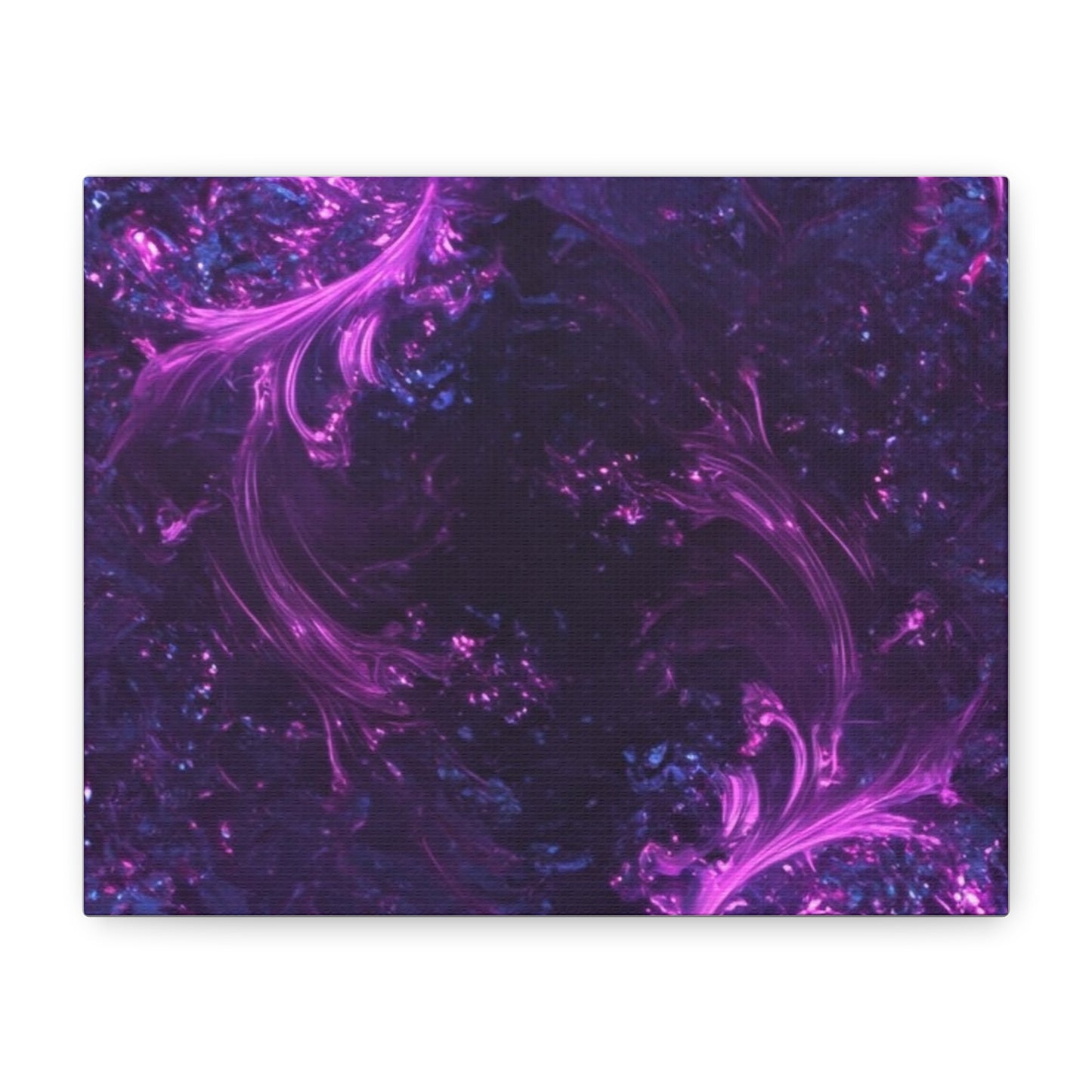 Abstract Purple Fractal Canvas Print - Artistic Wall Décor