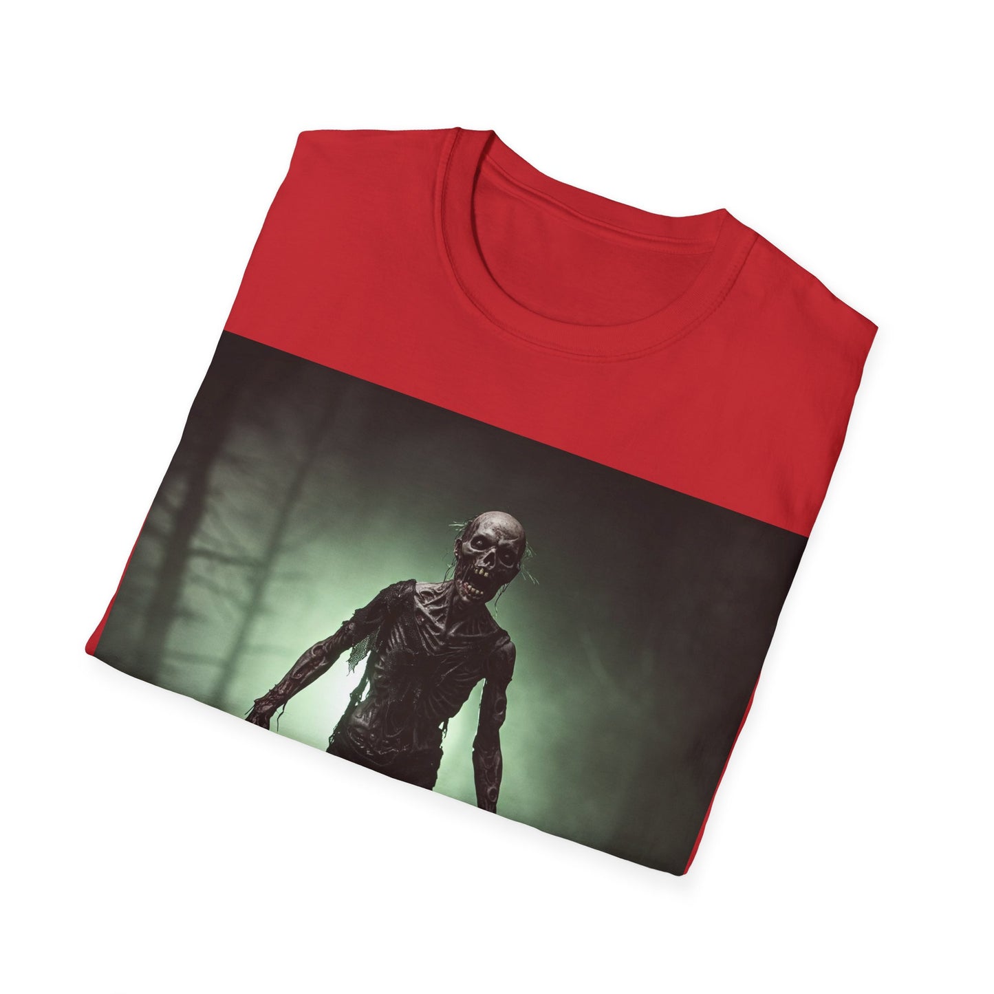 UK - Unisex Horror Graphic Tee - Spooky Zombie Design for Halloween