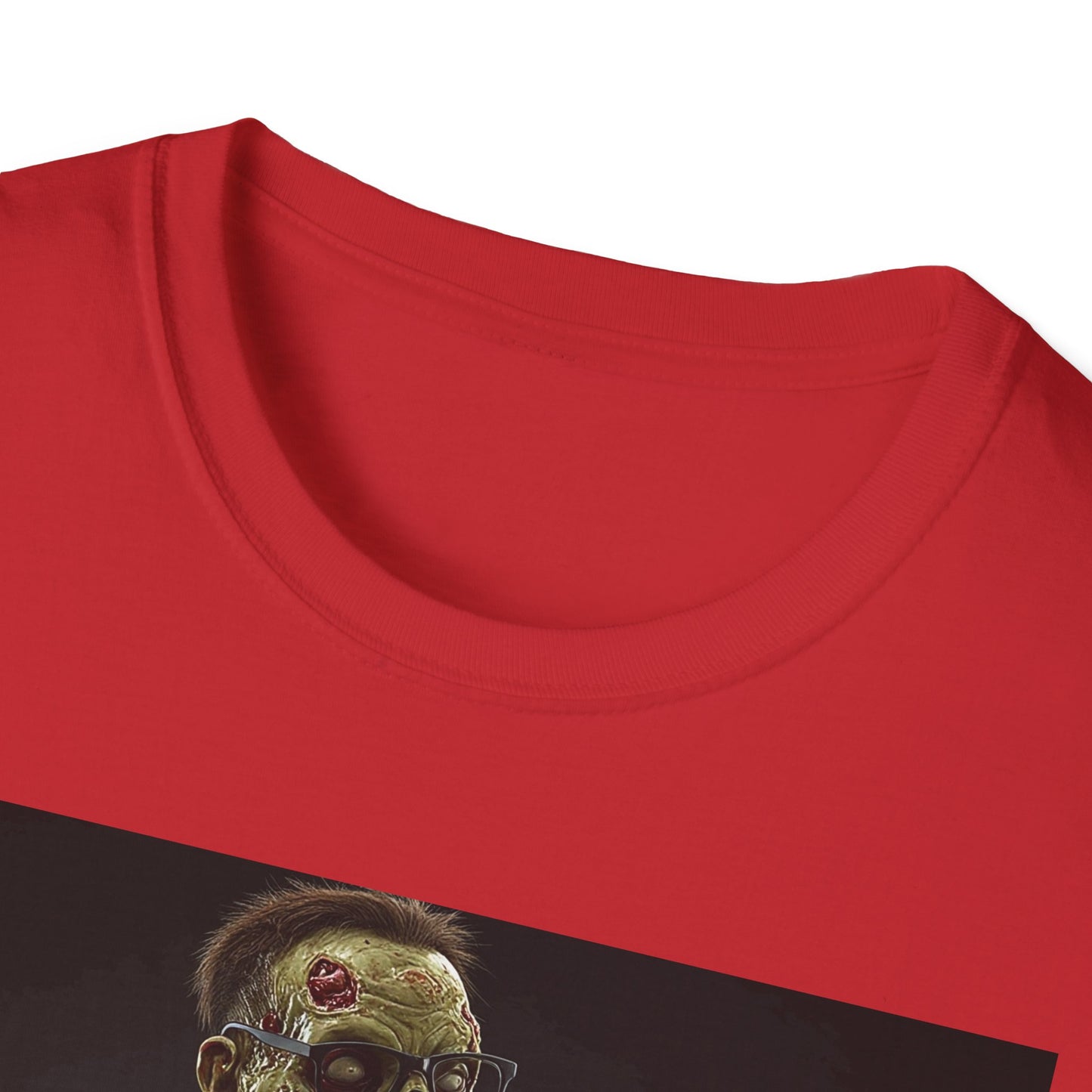 Zombie Graphic Unisex Softstyle T-Shirt - Perfect for Halloween and Casual Wear