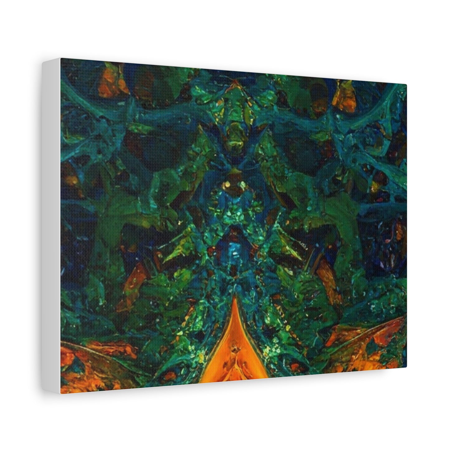 Vibrant Abstract Fractal Art Canvas Print