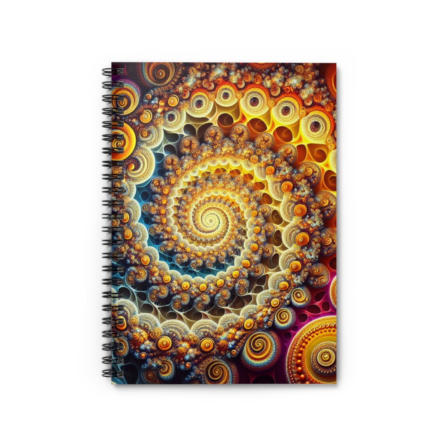 Colorful Spiral Design Spiral Notebook - Perfect for Students and Creatives