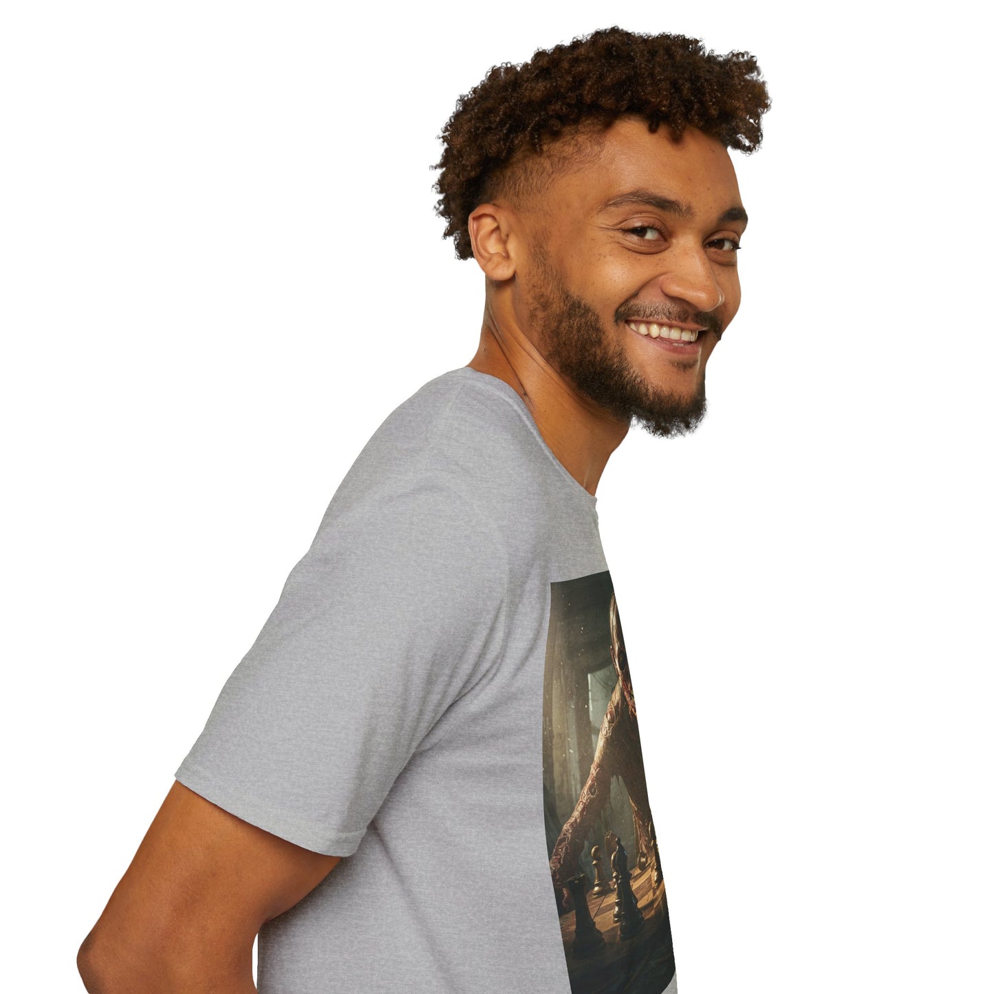 Vintage Chess Monster Unisex Softstyle T-Shirt - Perfect for Game Nights and Fantasy Fans