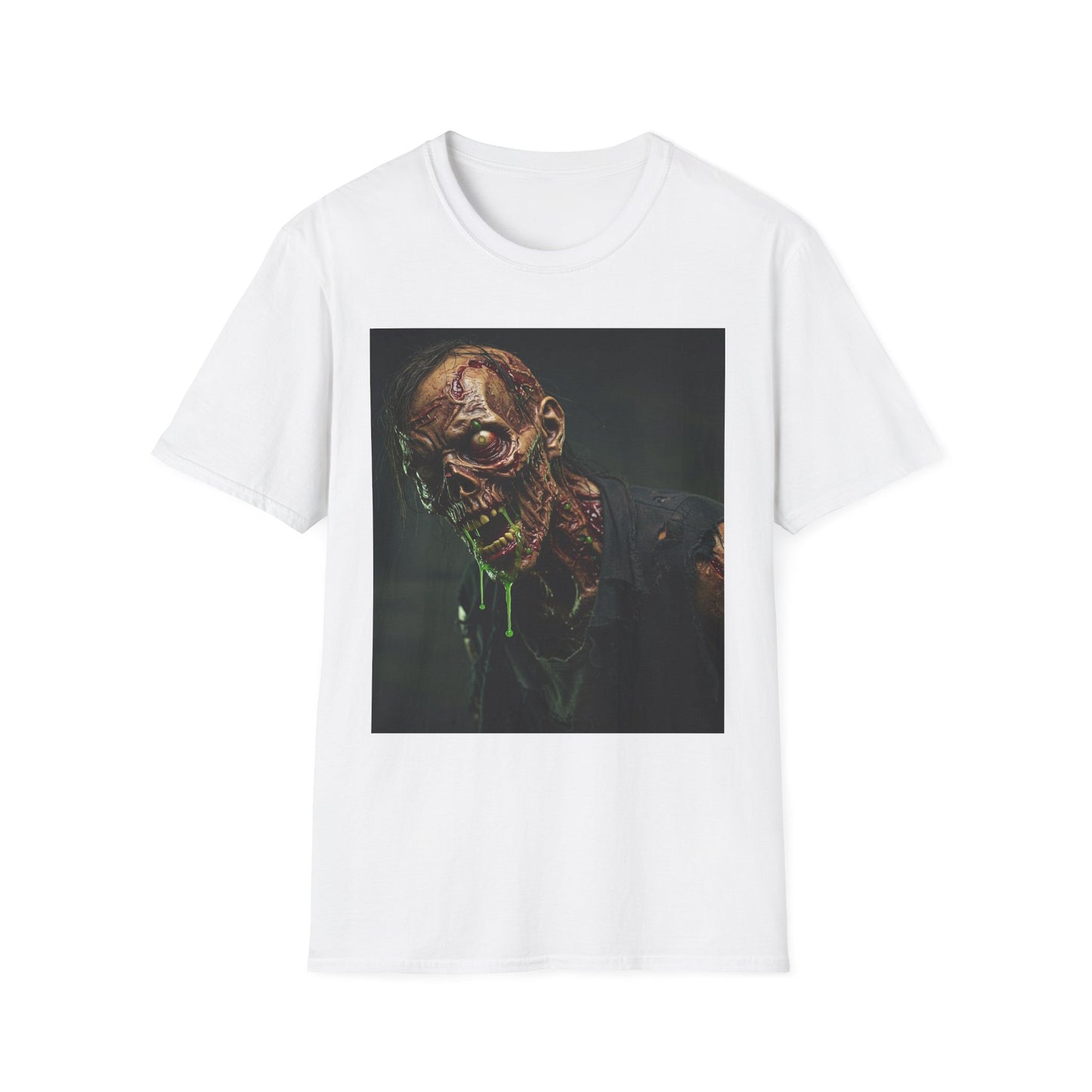 Unisex Softstyle Horror Zombie T-Shirt - Perfect for Halloween and Horror Fans