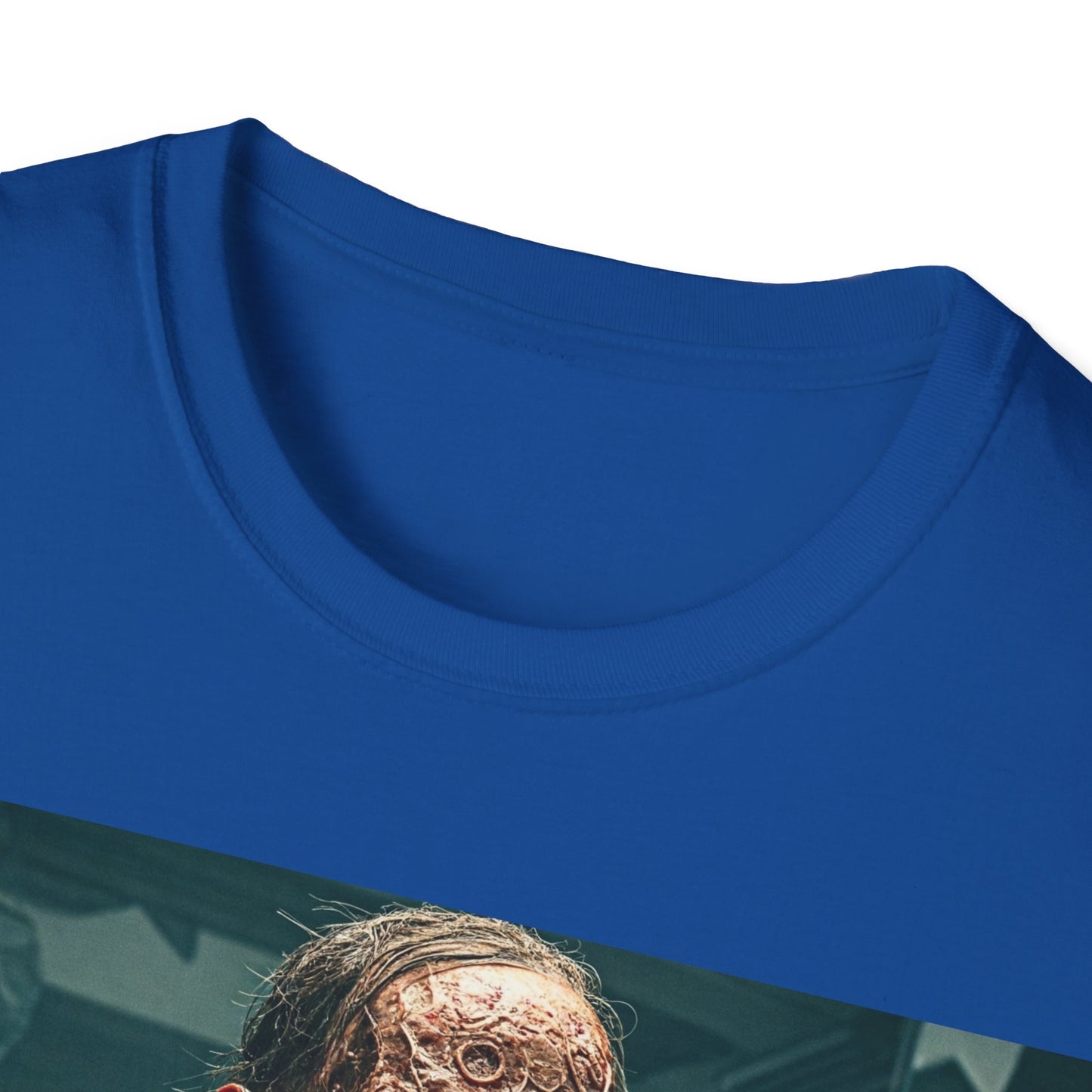 UK - Horror-Inspired Unisex Softstyle T-Shirt - Perfect for Halloween and Horror Fans