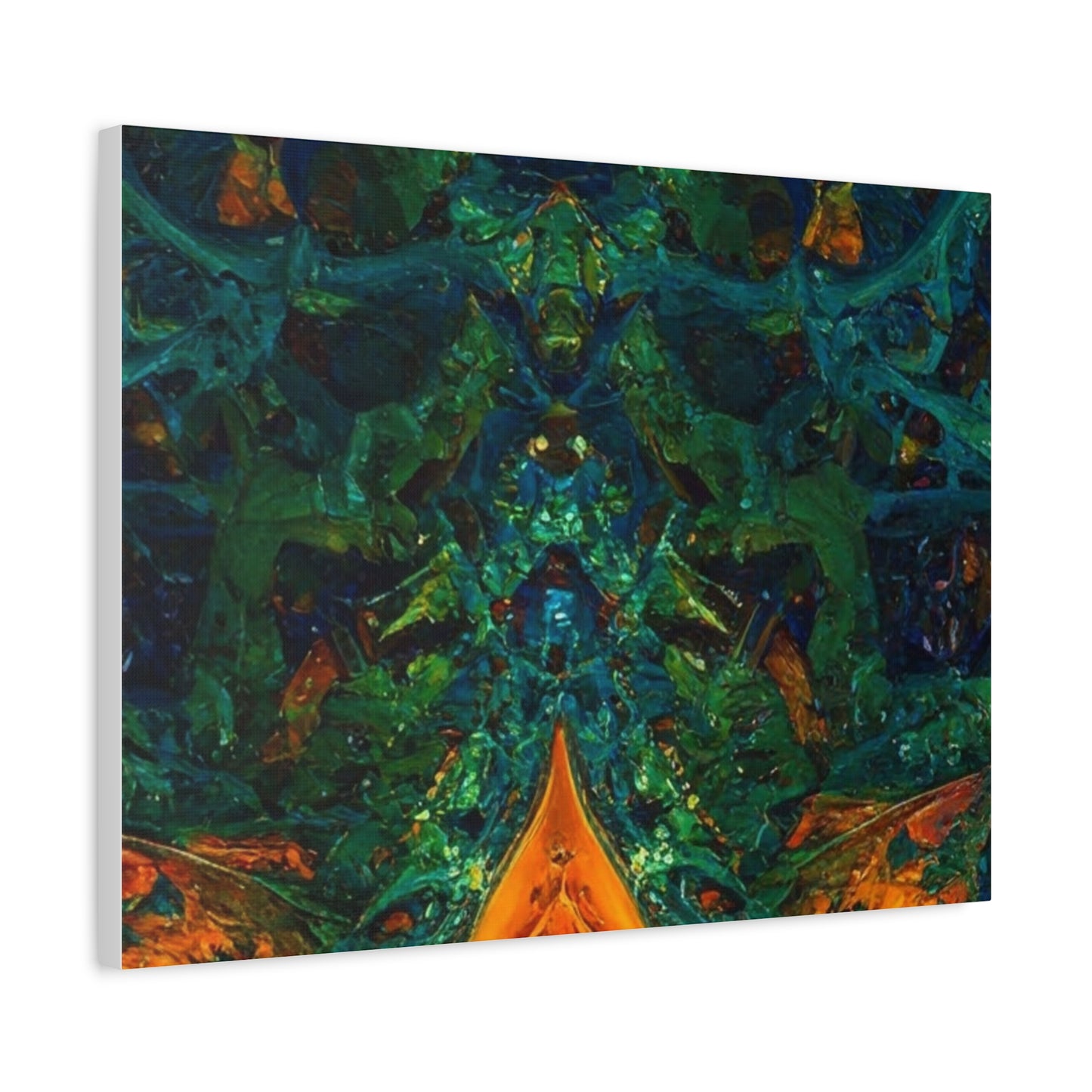 Vibrant Abstract Fractal Art Canvas Print