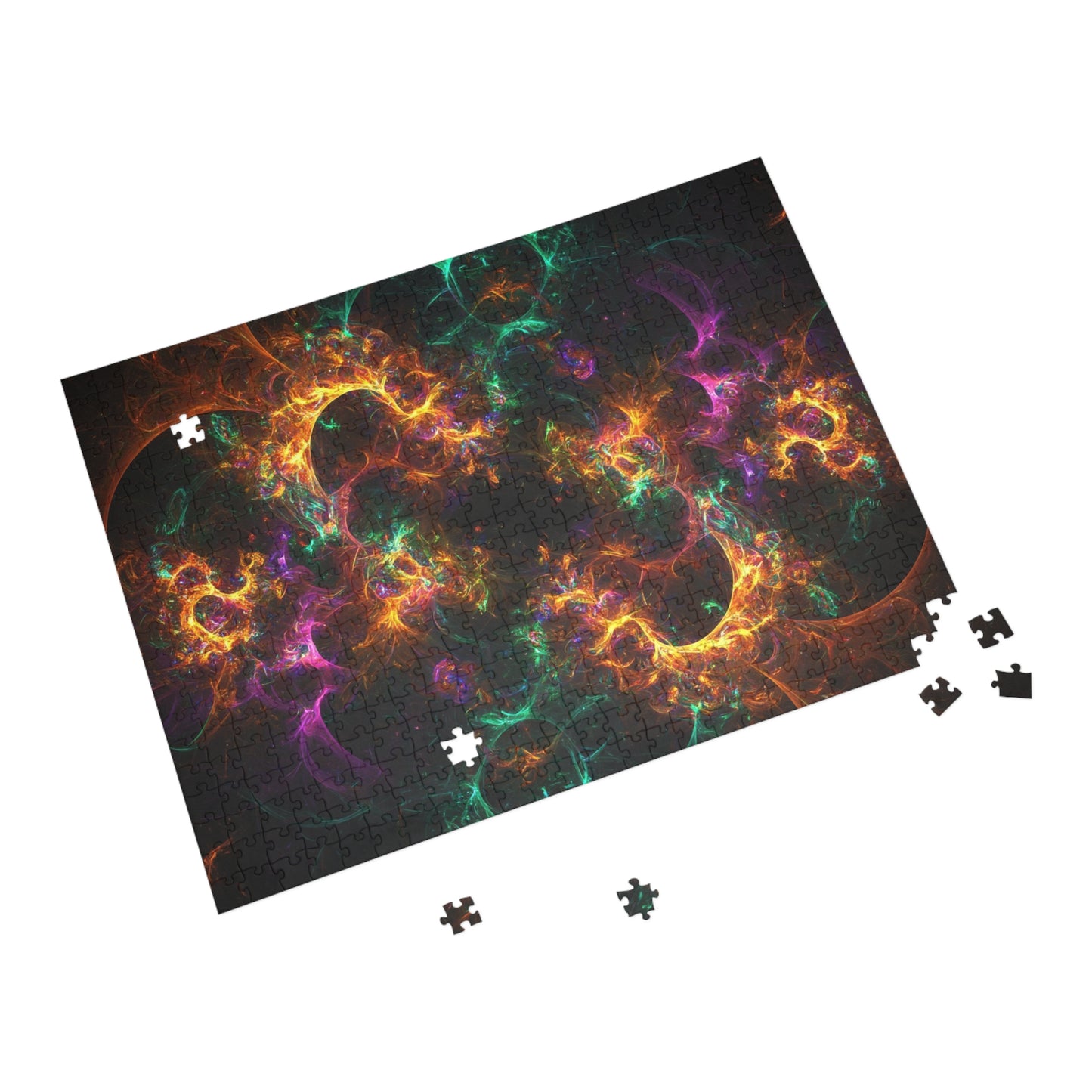 Colorful Cosmic Puzzle - 500-Piece Jigsaw for Family Fun