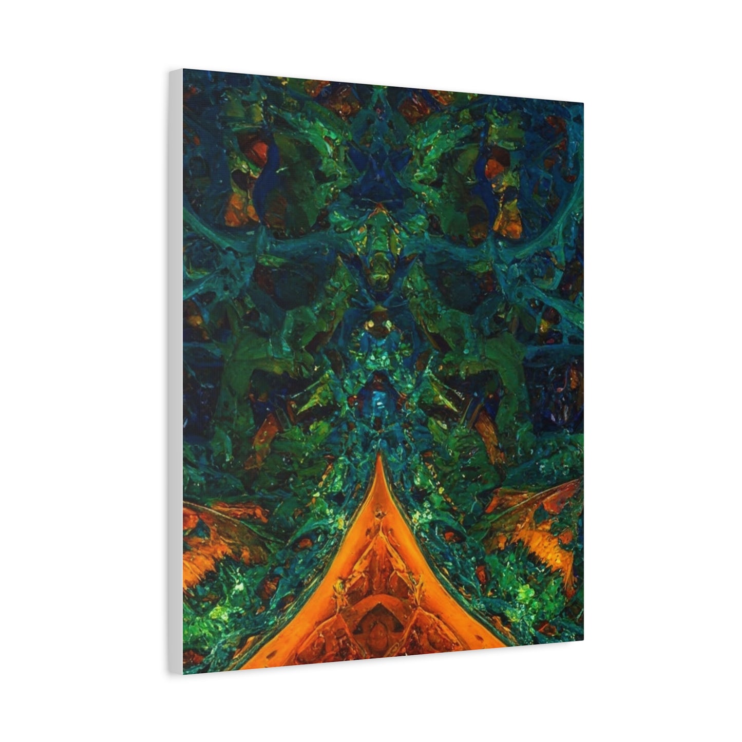 Vibrant Abstract Fractal Art Canvas Print