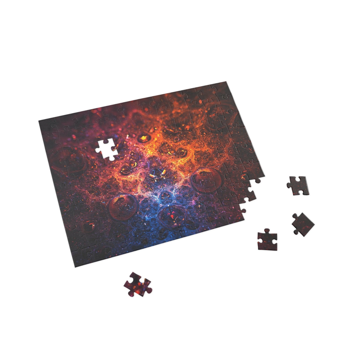 Cosmic Fantasy Puzzle (1000-Piece) - Mystical Glow Design for Family Fun and Relaxation