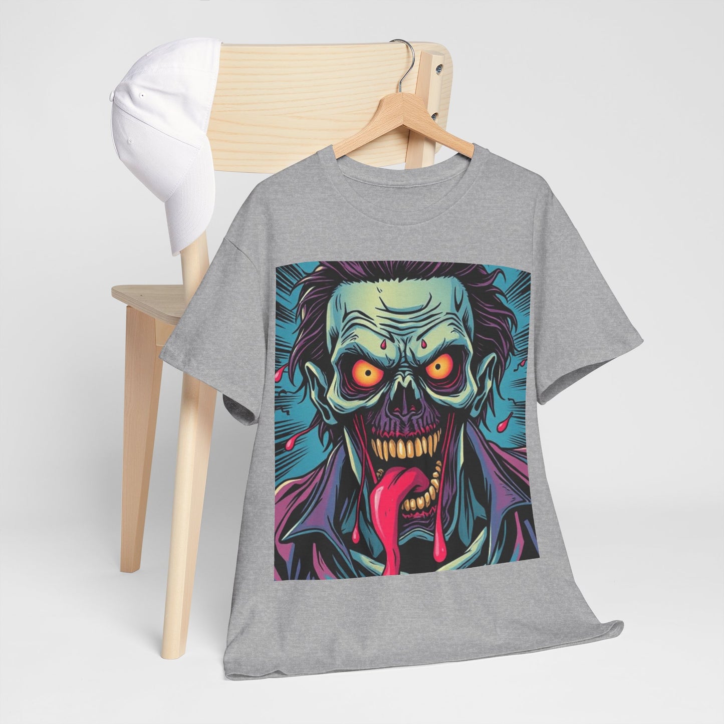 UK - Vibrant Zombie Graphic Tee - Unisex