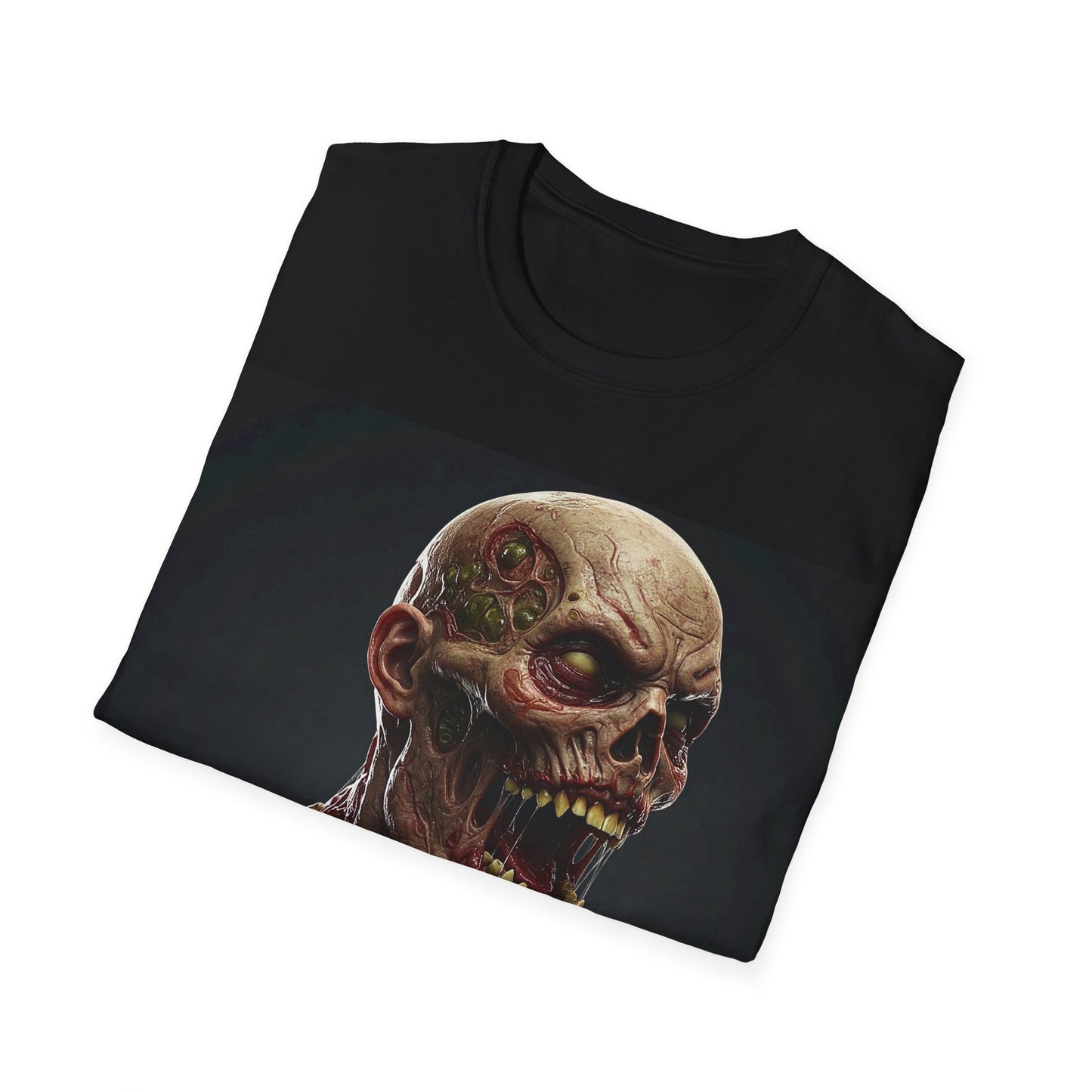 UK - Zombie Graphic Unisex Softstyle T-Shirt | Horror Movie Fan Apparel
