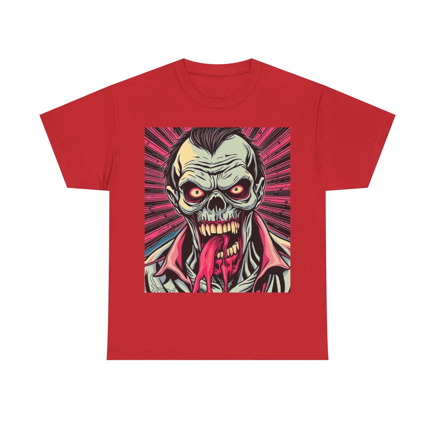 UK - Vintage Horror Graphic Unisex Heavy Cotton Tee