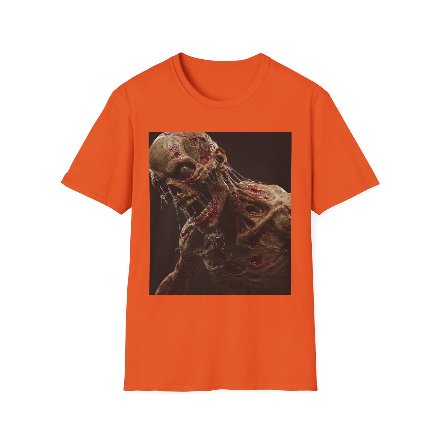 Zombie Art Unisex Softstyle T-Shirt - Graphic Horror Tee