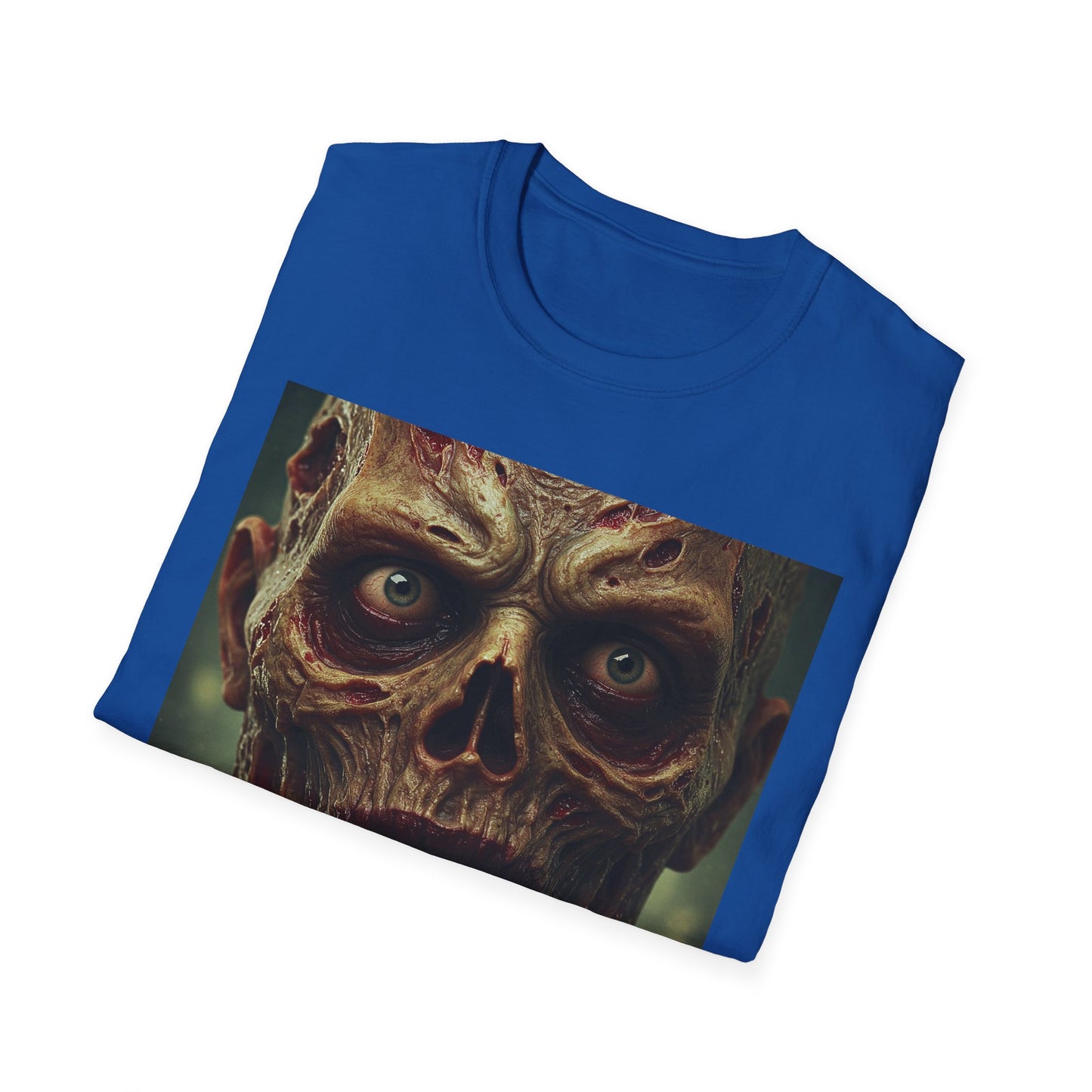 Apocalyptic Portrait Tee, bold, decaying zombie graphic