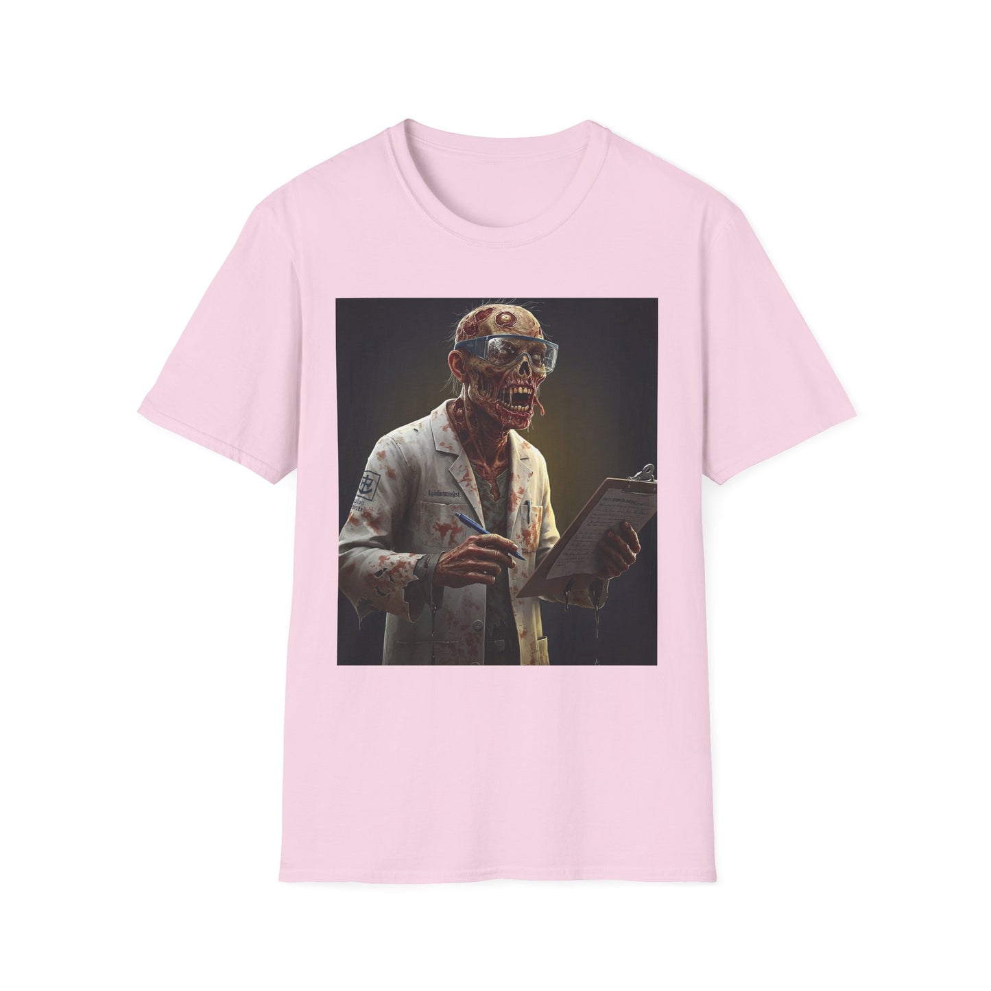 Zombie Doctor Graphic T-Shirt for Horror Fans