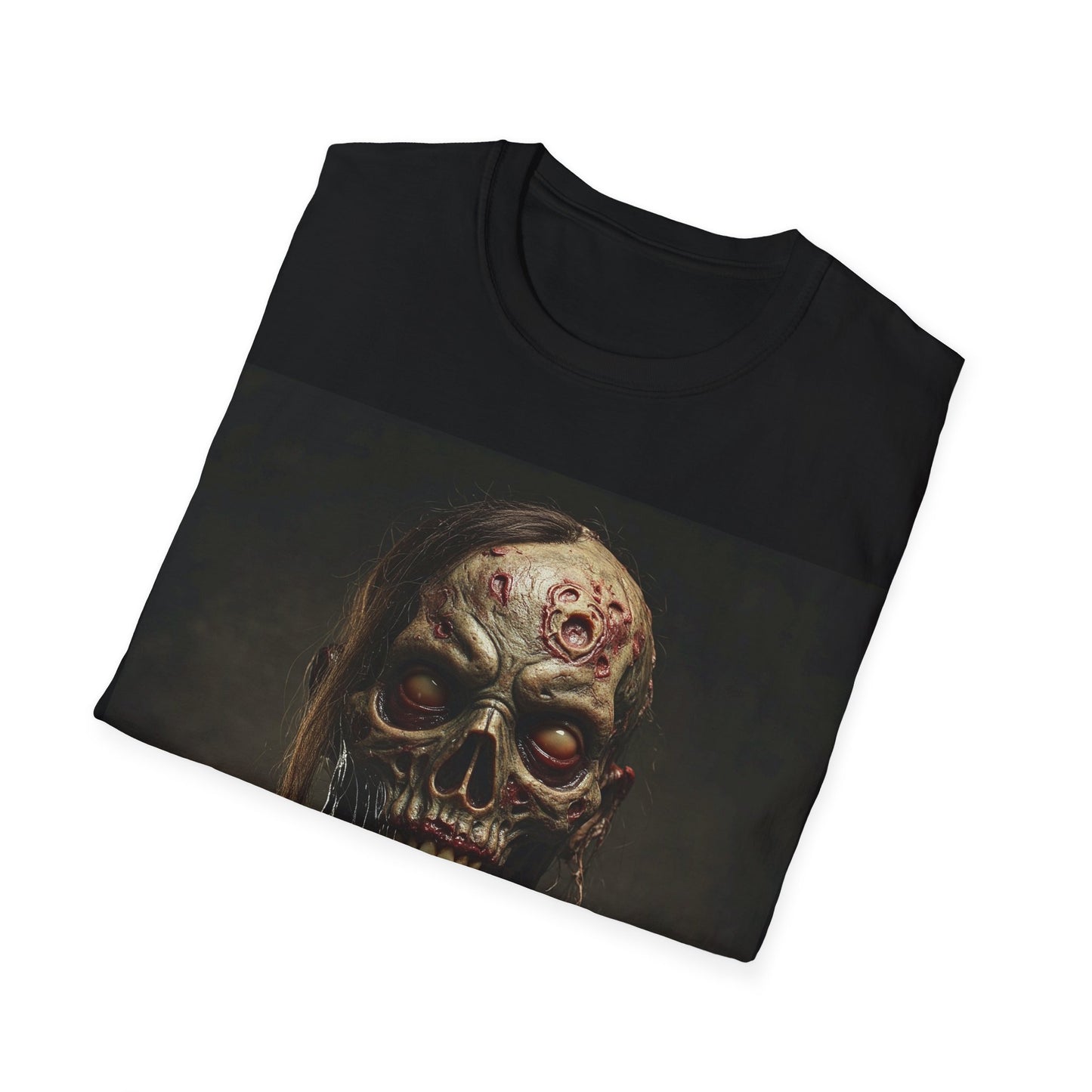 UK - Zombie Graphic Apocalyptic Portrait Tee, bold, decaying zombie graphic
